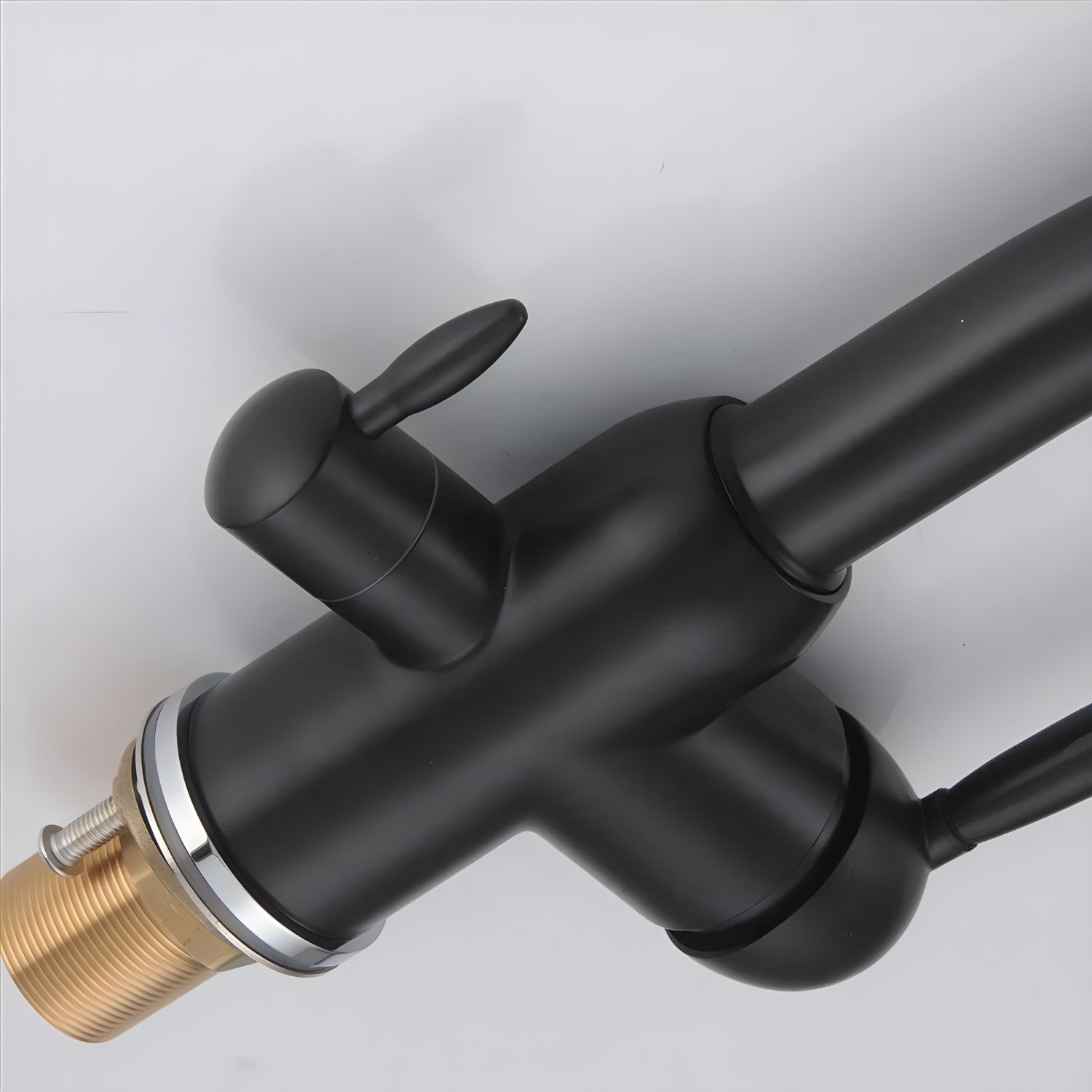 Sundby - Three-Way Faucet Kitchen Sink Mixer Tap Hot Cold Water Crane Deck Mounted Kitchen Tap