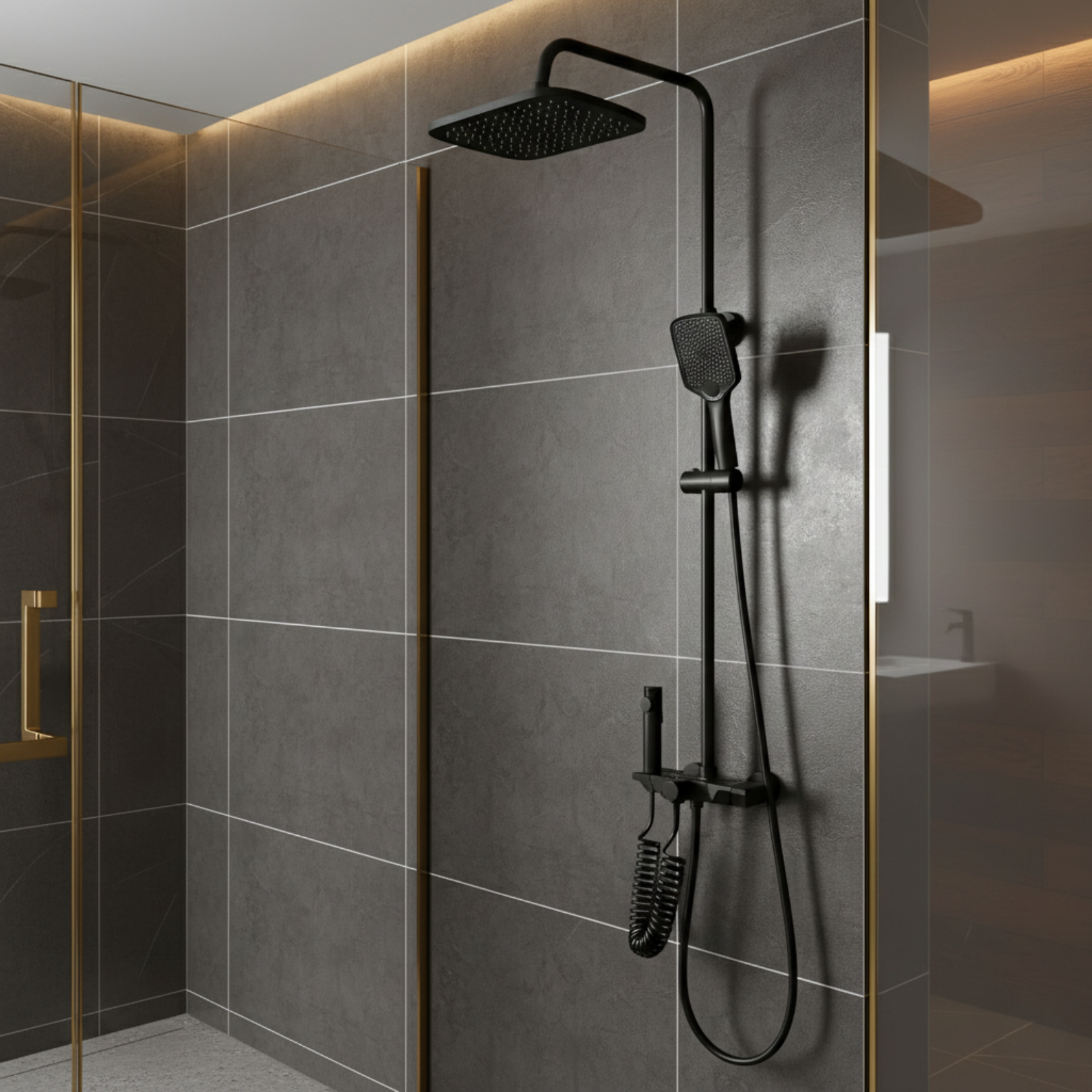 Wismar - Smart Piano Bathroom Shower Set