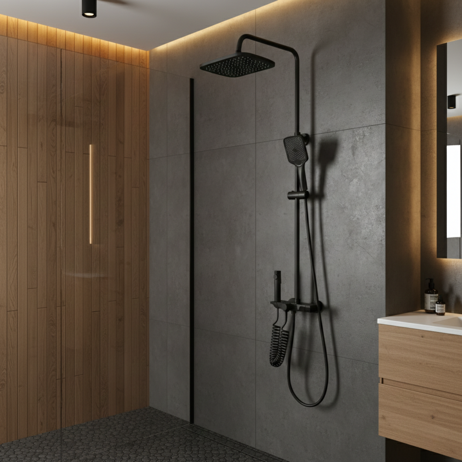 Wismar - Smart Piano Bathroom Shower Set
