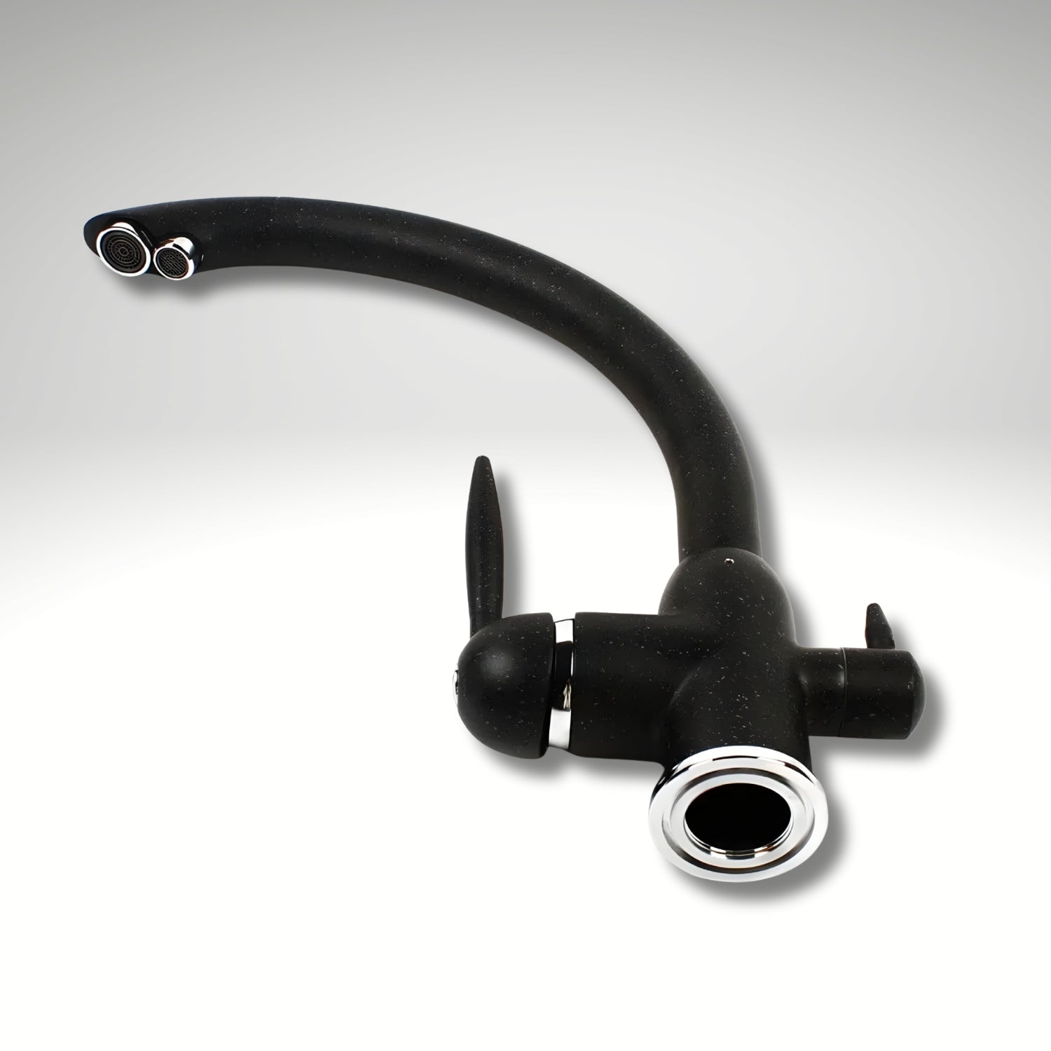 Sundby - Three-Way Faucet Kitchen Sink Mixer Tap Hot Cold Water Crane Deck Mounted Kitchen Tap