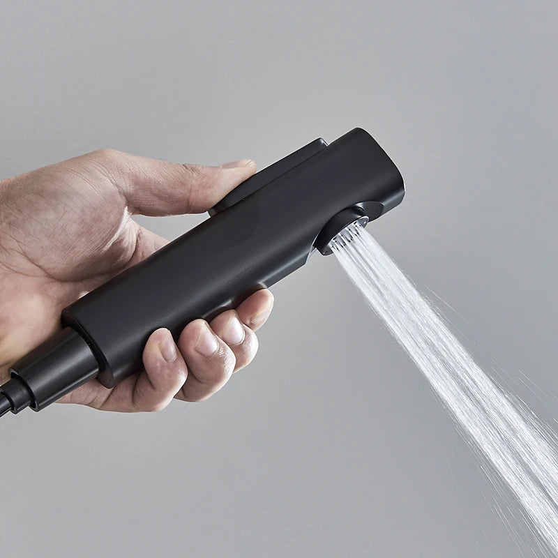 Wismar - Smart Piano Bathroom Set - Rainfall Shower, Waterfall Tap & Hot/Cold Mixer Faucet