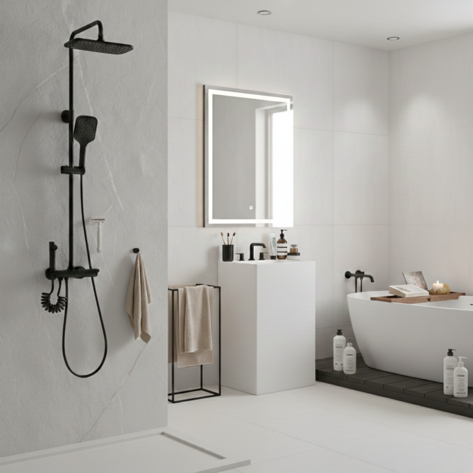 Wismar - Smart Piano Bathroom Shower Set