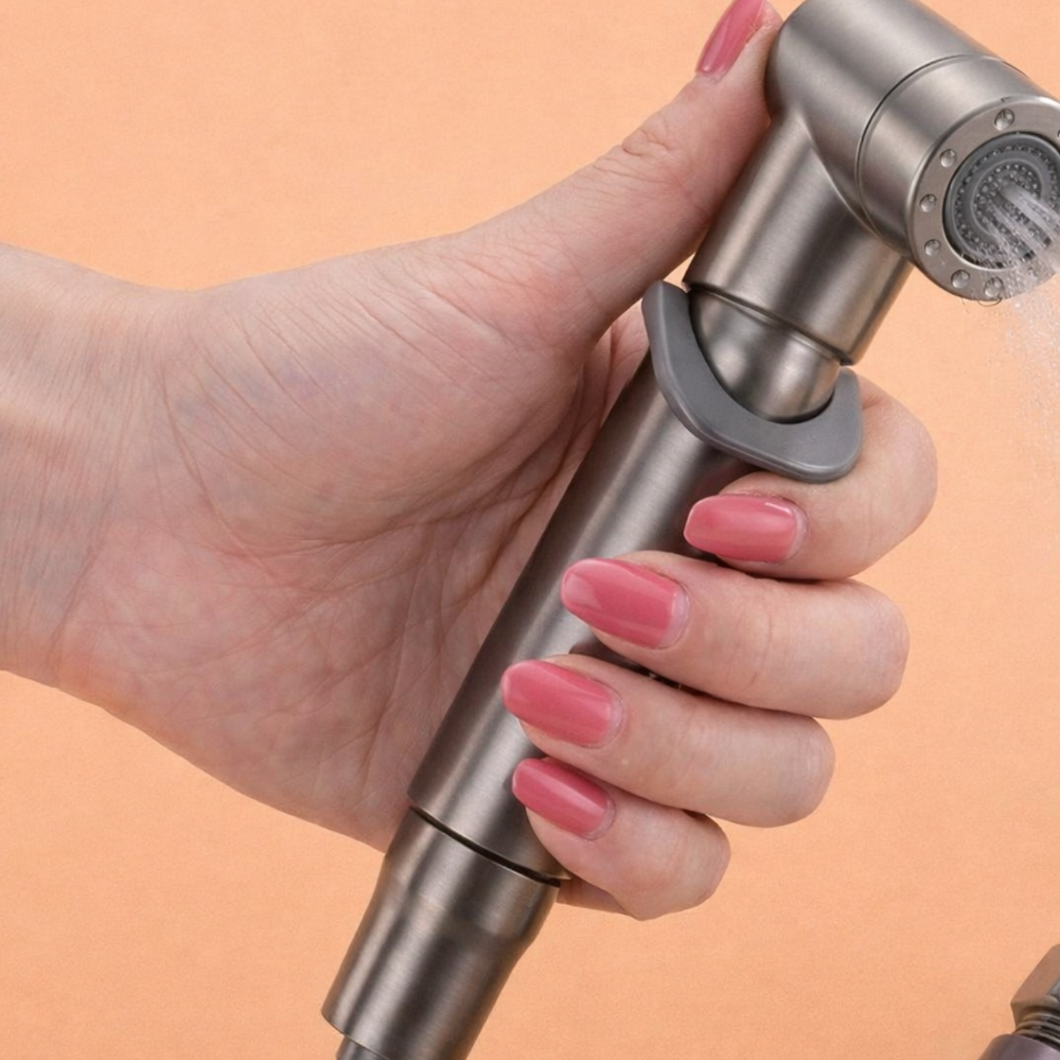 Aarhus - Hygienic Shower Bidet Sprayer – Double Outlet Angle Valve Bathroom Toilet Bidet Set