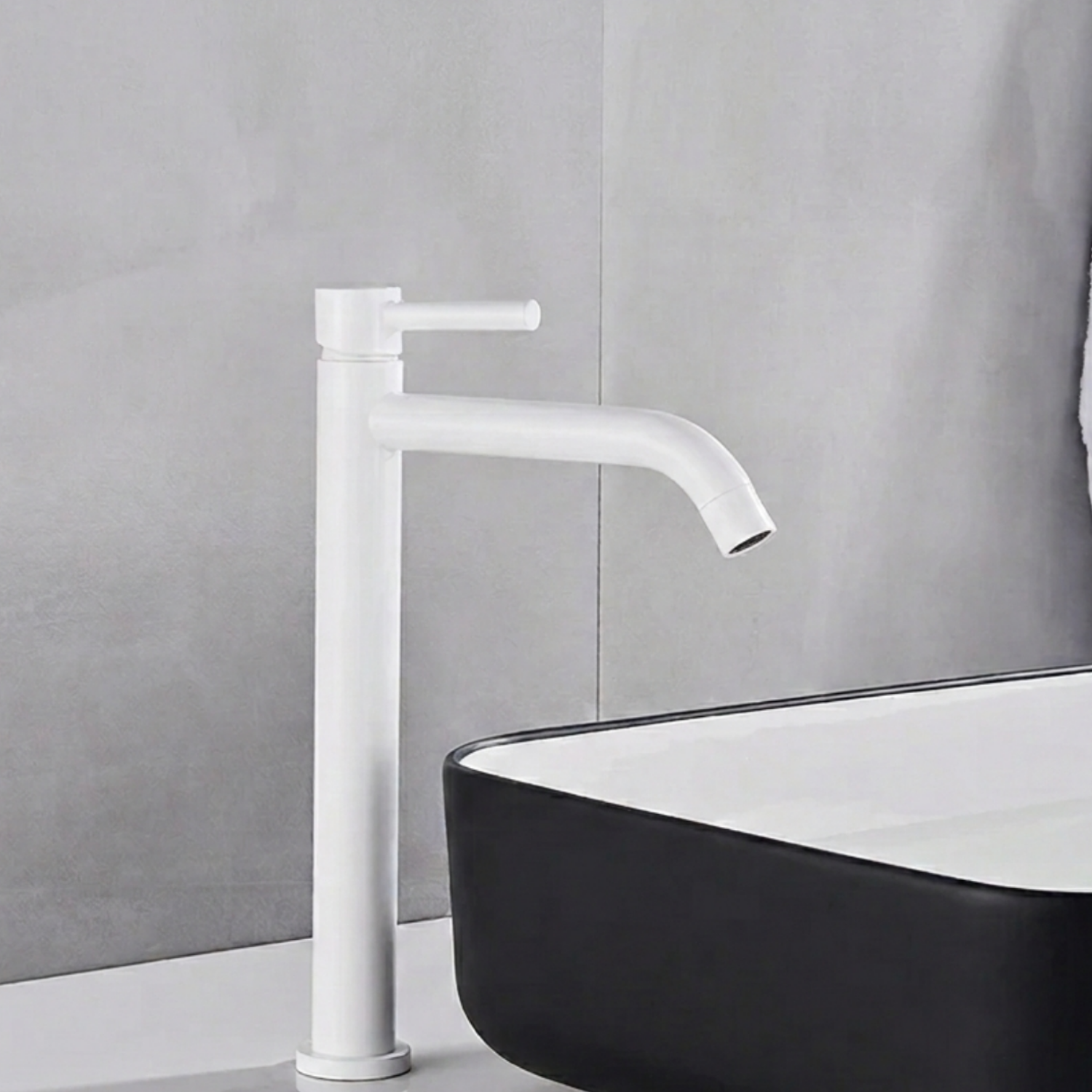 Elvheim - Bathroom Basin Faucet Single Handle Hot and Cold Mixer Tap