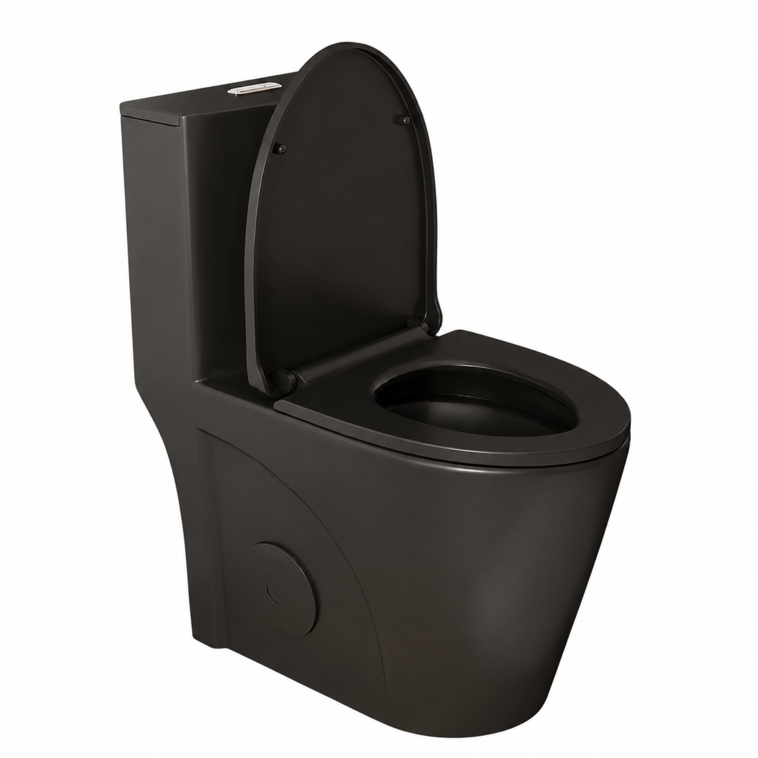 Tromso - Black Matte One-Piece with Dual Flush & Soft-Close Seat