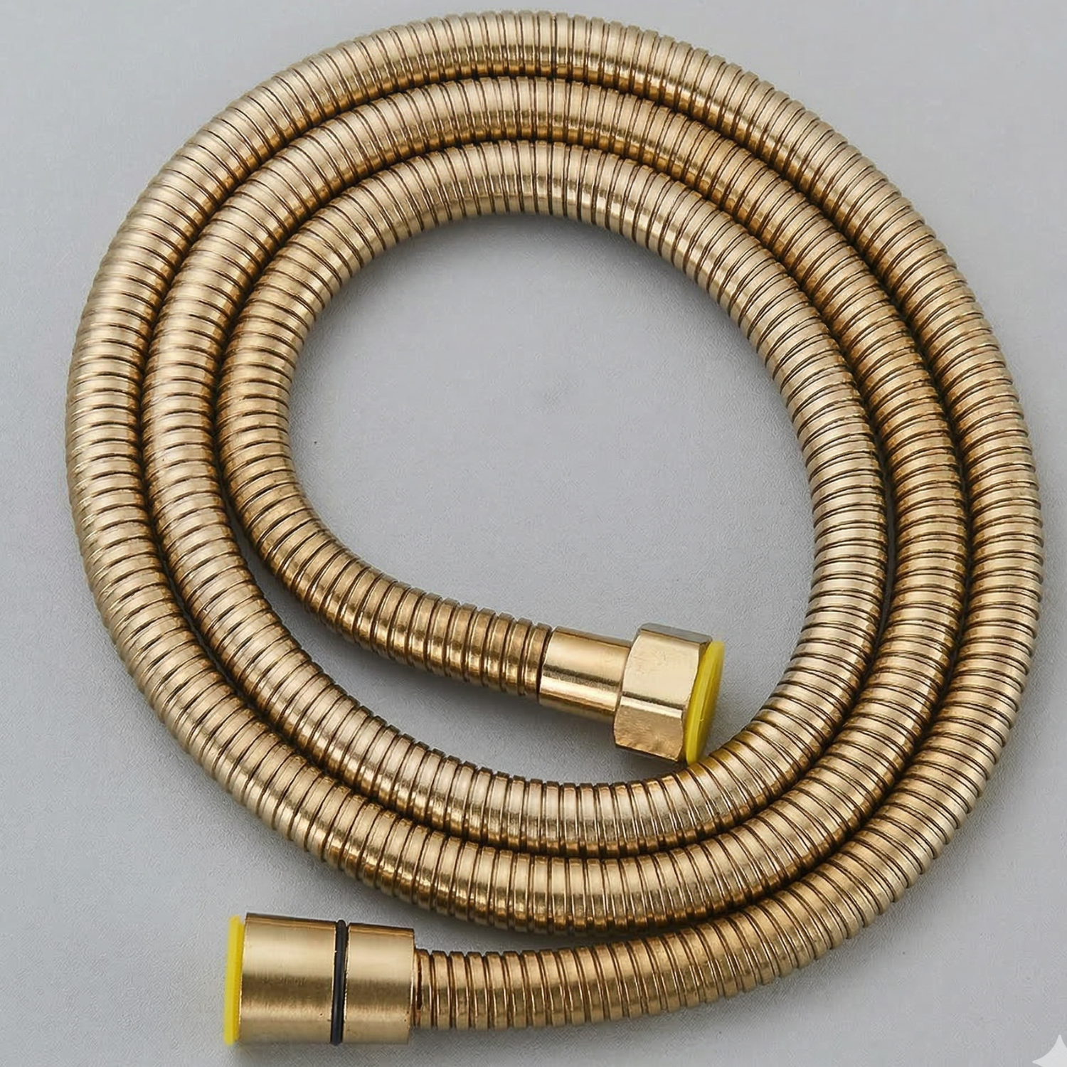 Odense -Brushed Gold Shower Faucet Wall Mounted Big Rainfall Head Hand Sprayer Set