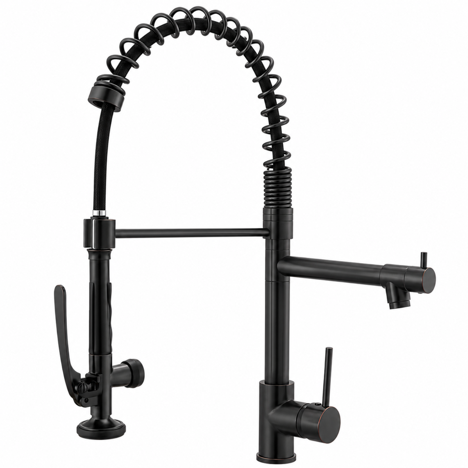 Tyresta - Modern Pull-Out Kitchen Faucet – Single Handle Solid Brass Mixer Tap
