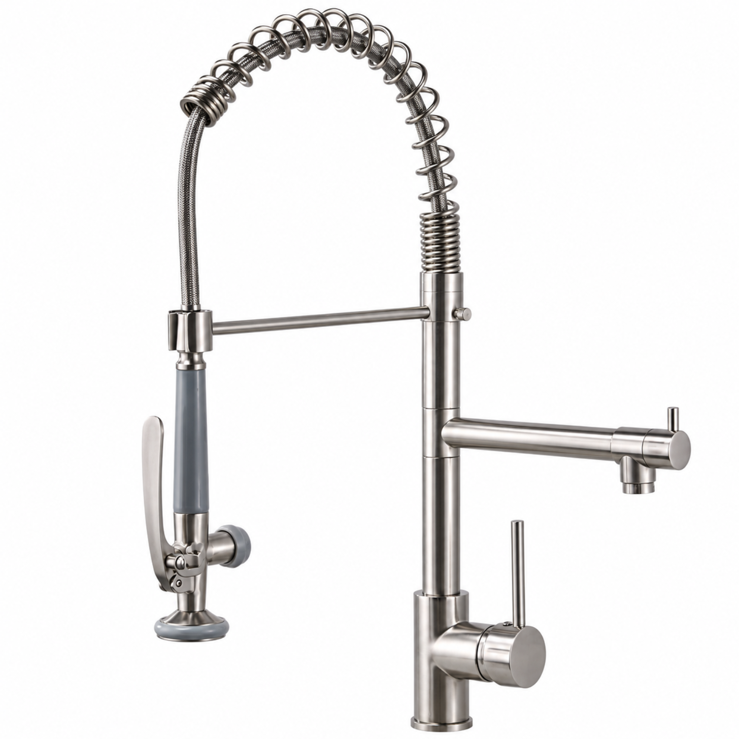 Tyresta - Modern Pull-Out Kitchen Faucet – Single Handle Solid Brass Mixer Tap