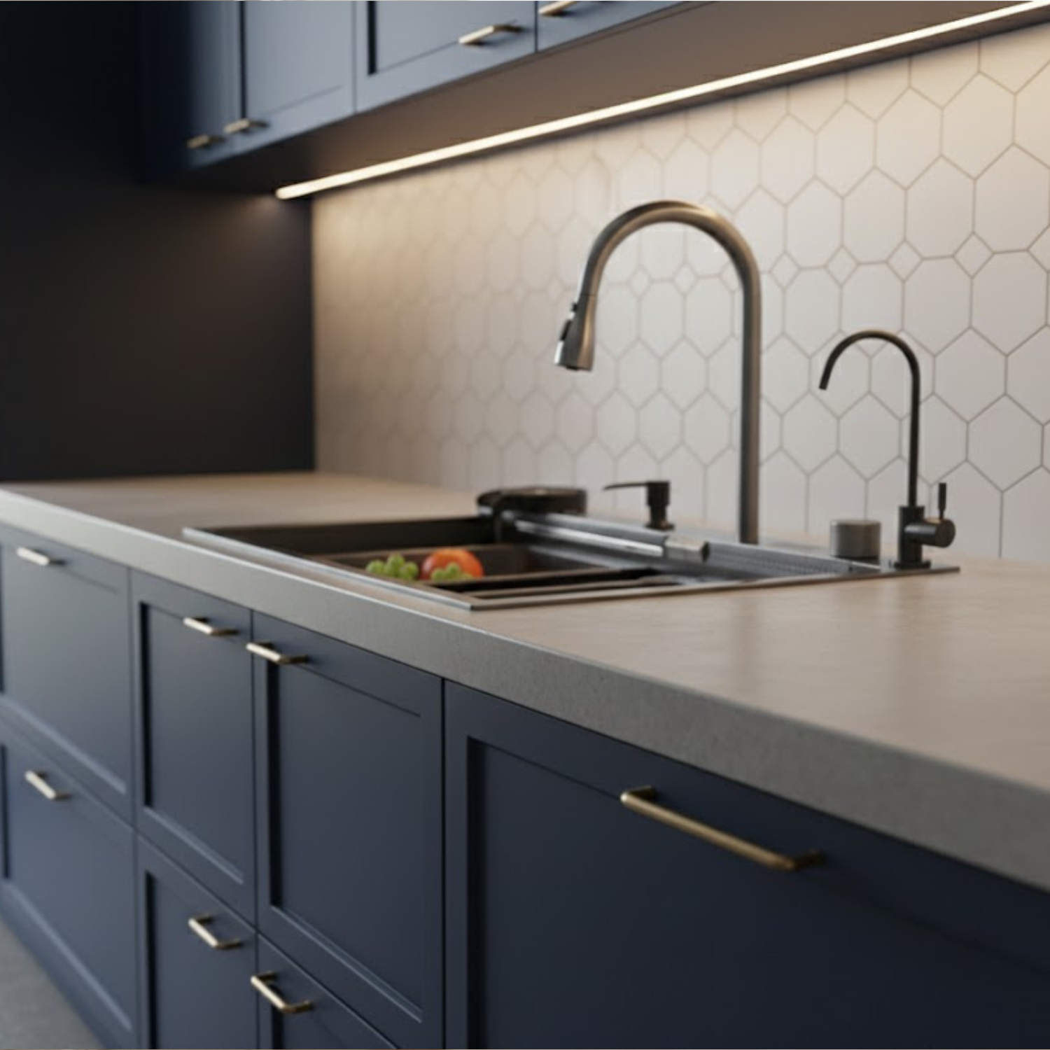 Assebakte - Smart Waterfall Kitchen Sink