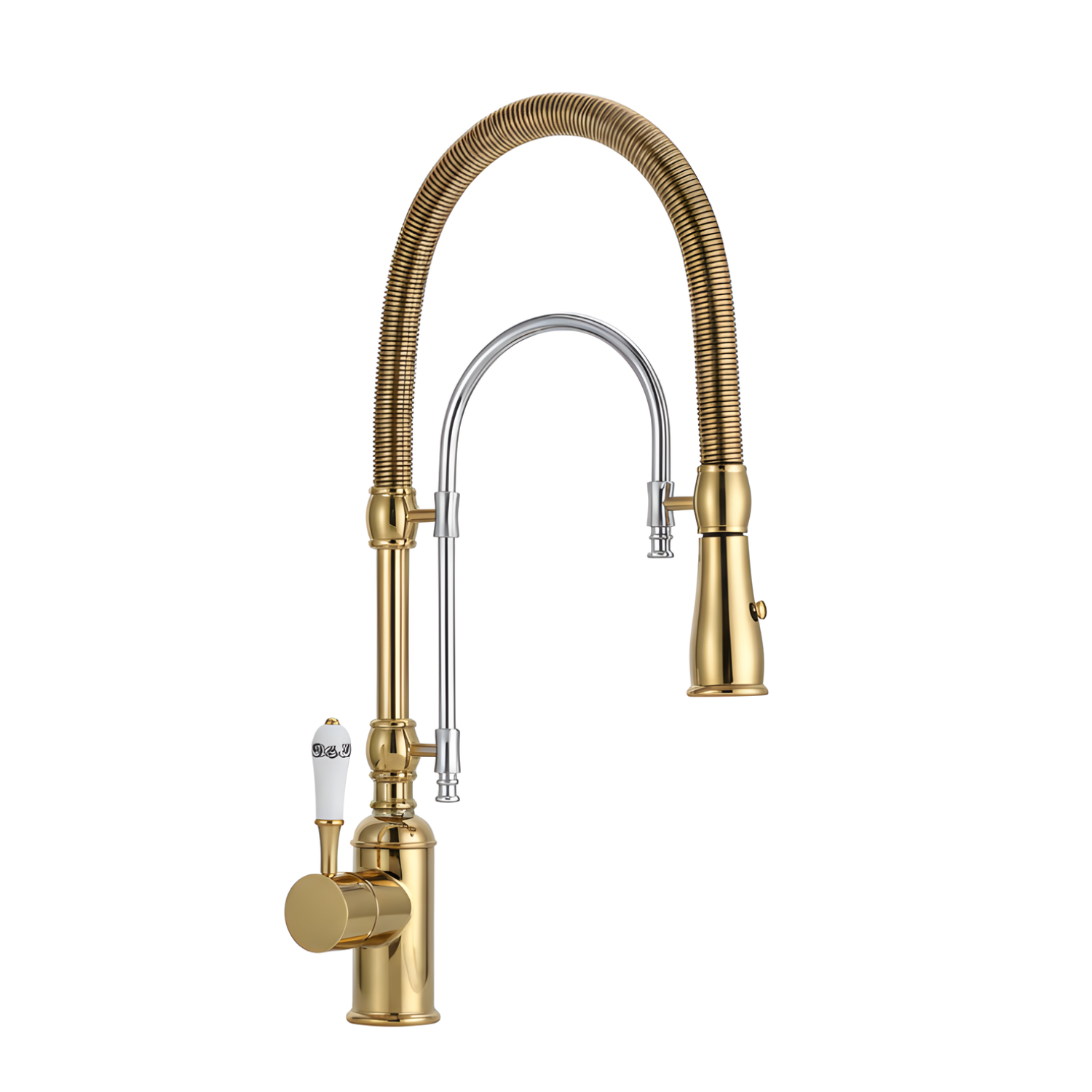 Visby - 360° Pull-Down Kitchen Faucet  with Spring Spout Hot & Cold Mixer