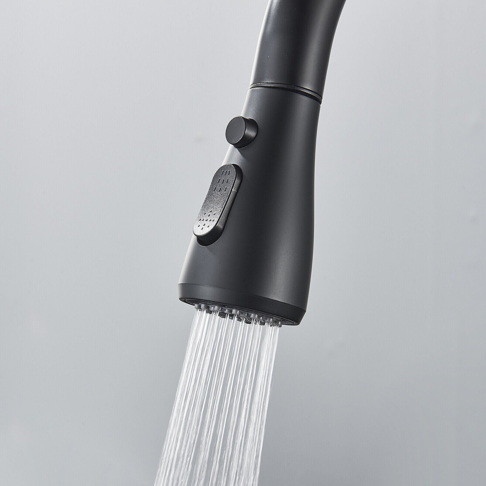 Spray mode of a kitchen faucet